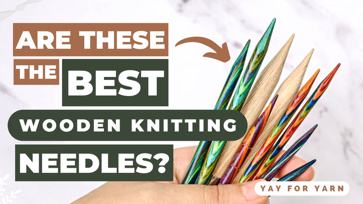 Knit Picks Radiant Wood Interchangeable Tunisian Crochet Hook Set