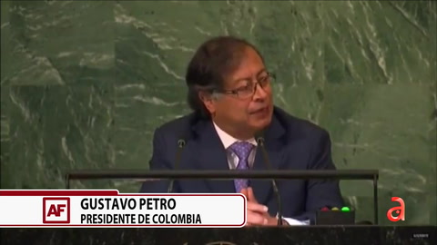 Gustavo Petro dice en la ONU que la cocaína es menos venenosa que el petróleo y el carbón