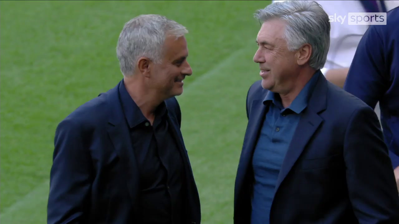Carlo Ancelotti says he is looking forward to seeing his friend Jose Mourinho