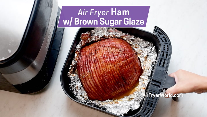Air Fried Honey Baked Ham Recipe In Air Fryer Juicy Air Fryer World,Dog Licking Paws Red