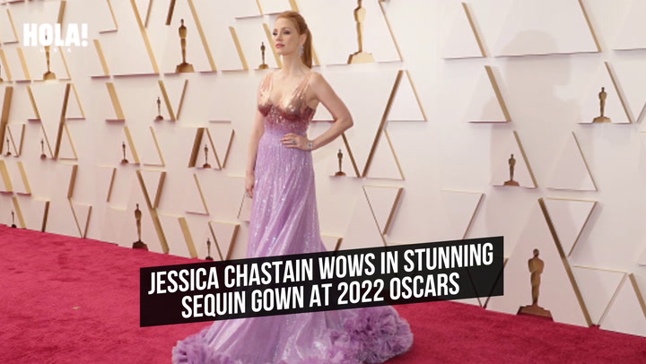Jessica Chastain wore the most dazzling gowns of the night celebrating Best Actress win