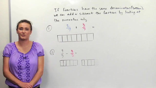 Adding/Subtracting Fractions- Like Denominators