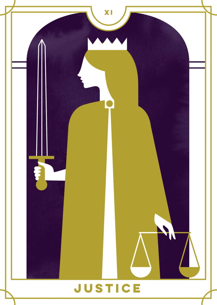 Justice‌ ‌Tarot‌ ‌Card‌ ‌Symbolism‌ ‌&‌ ‌Meaning‌ — Amanda Linette Meder