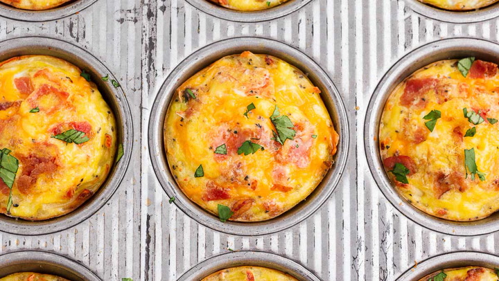 Muffin-pan fried rice cups