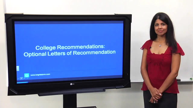 Do I need Optional Letters of Recommendation? Who?