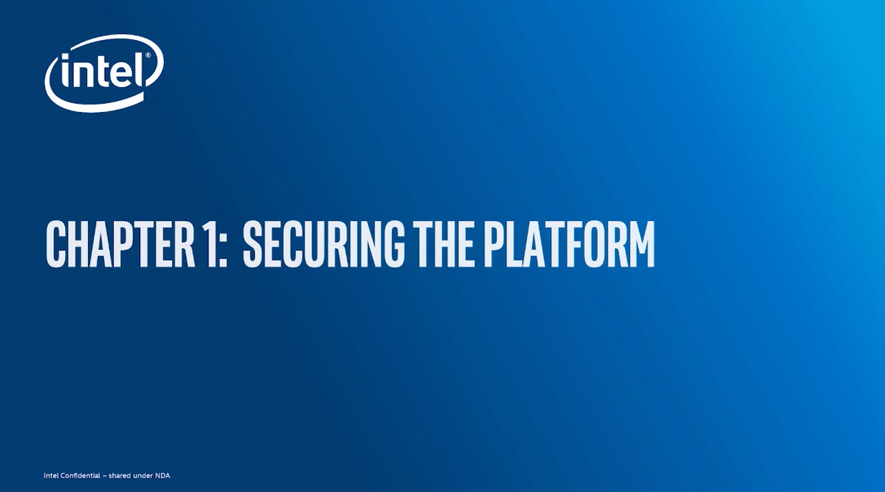 Chapter 1: Secure the Platform