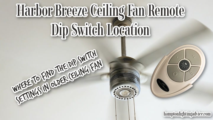 Harbor Breeze Ceiling Fan Remote Not, How To Reset My Harbor Breeze Ceiling Fan Remote