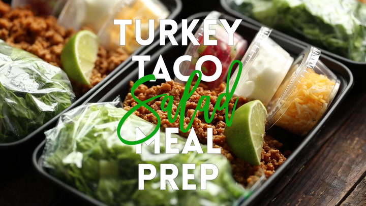 Turkey Taco Salad Bento Box Recipe