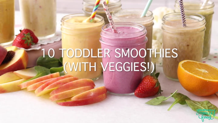 Favorite Toddler Smoothie (with Veggies!) Bid Kids Will Love Too!