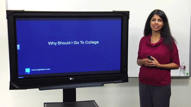 Why should I go to college?