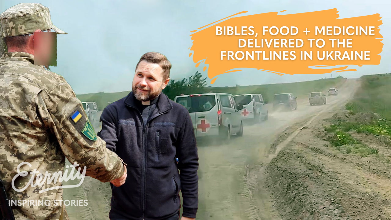 Delivering Bibles, food and medicine across Ukraine is the Lord's work