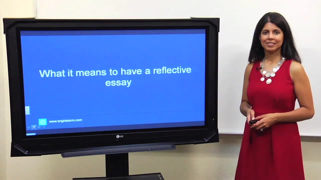 Elements of Great Essays - What it means to have a reflective essay