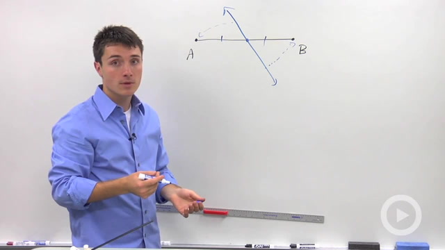 Constructing the Perpendicular Bisector