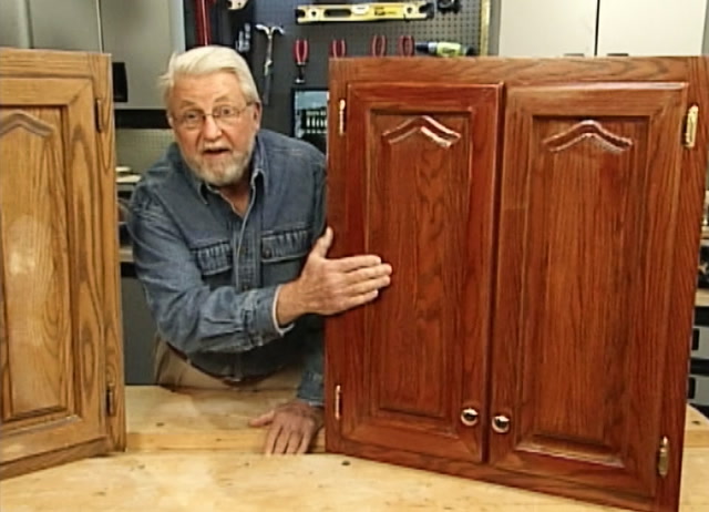 How To Refinish Kitchen Cabinets, How To Restain Wood Cabinets