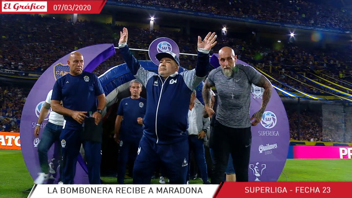 La Bombonera recibe a Maradona