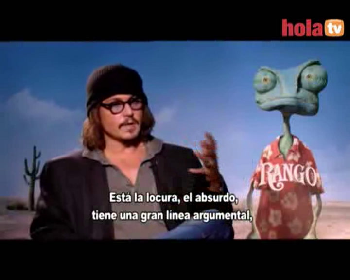 Johnny Depp, protagonista de la película de animación \'Rango\'