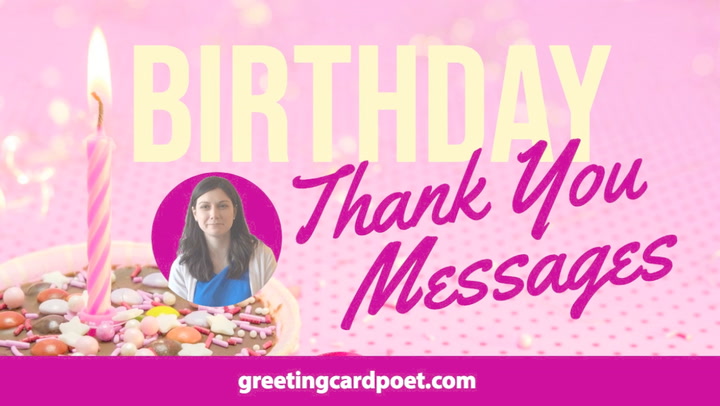 Thank You For Birthday Wishes Appreciation For Greetings