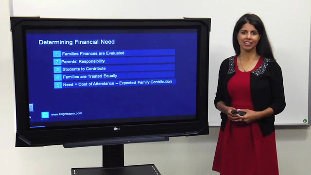 Determining Financial Need