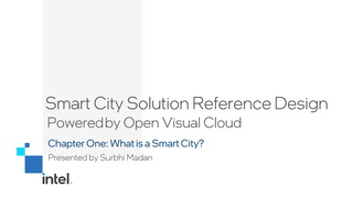 Chapter 1: What is a Smart City?