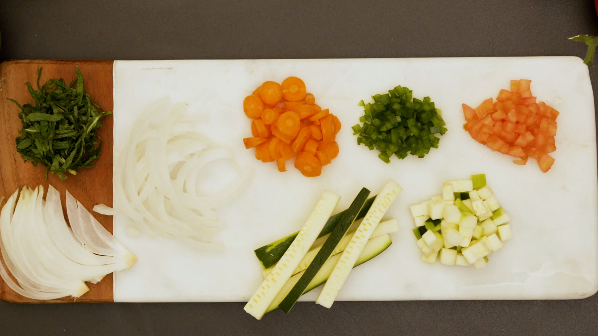 Tipos de cortes de verduras
