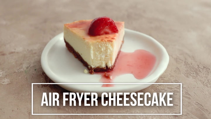 Air fryer cheesecake