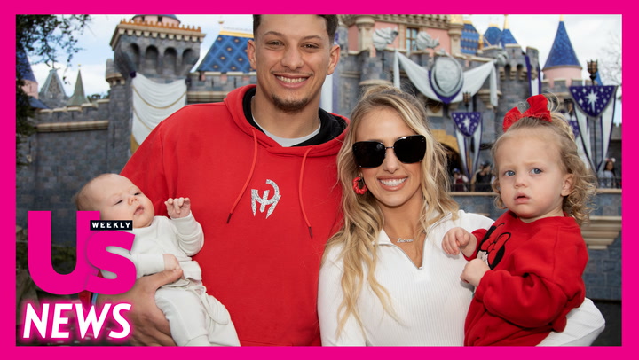 Patrick Mahomes Wears Daughter in Hiking Backpack Ahead of Family