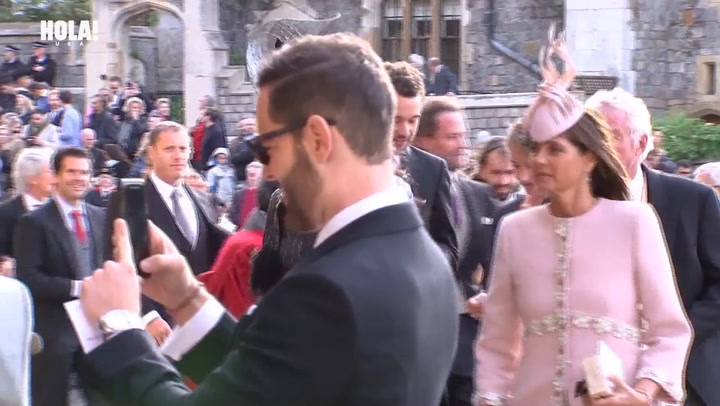 Naomi Campbell arrives at Princess Eugenie and Jack Brooksbank\'s royal wedding
