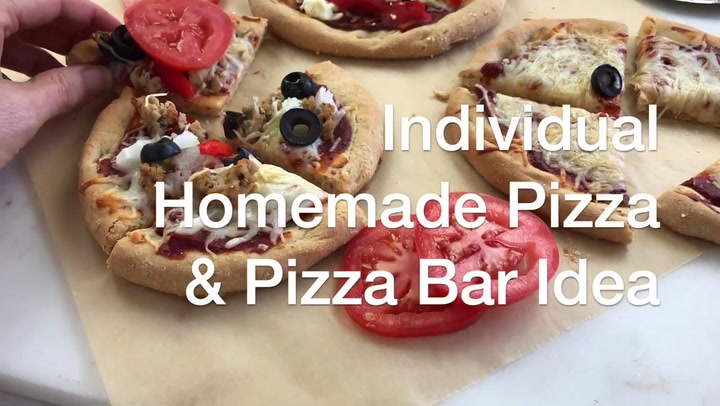 Individual Homemade Pizza & Pizza Bar Idea - An Oregon Cottage