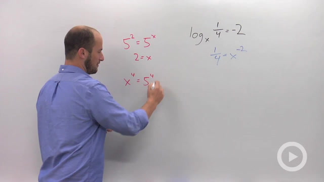 Solving Simple Logarithmic Equations - Problem 3