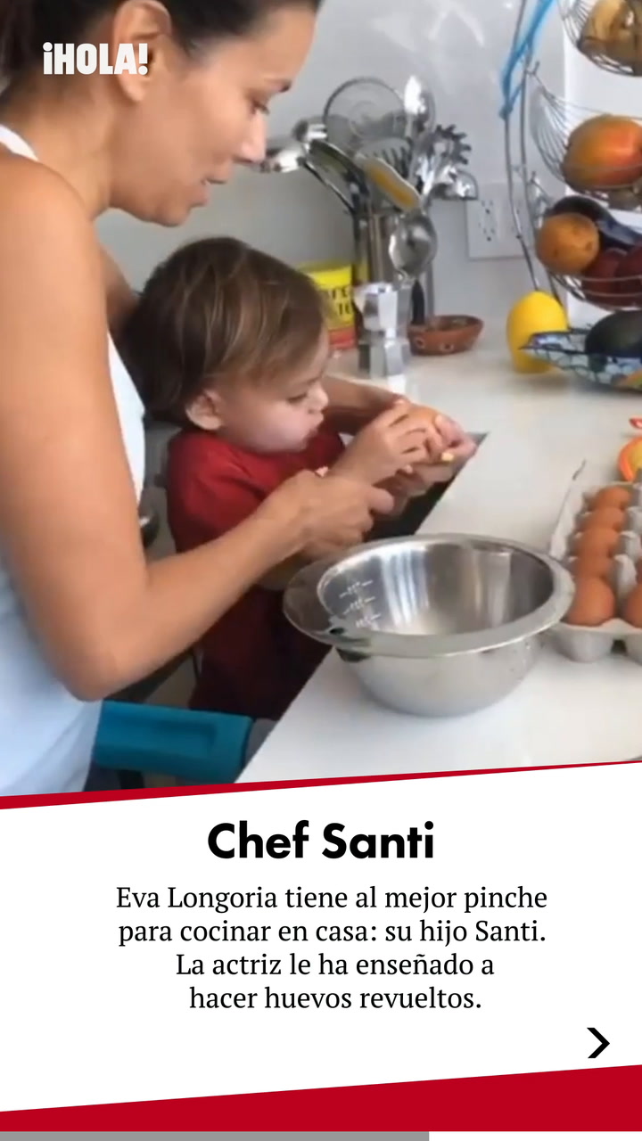 Huevos revueltos by Santi, el mejor pinche de cocina de Eva Longoria