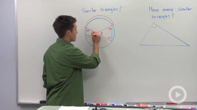 Similar Triangles in Circles and Right Triangles