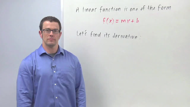 Derivatives of Linear Functions