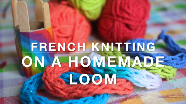 HOW TO CAST ON FRENCH KNITTING / SPOOL KNITTING and Carry on Knitting -  beginners guide. 