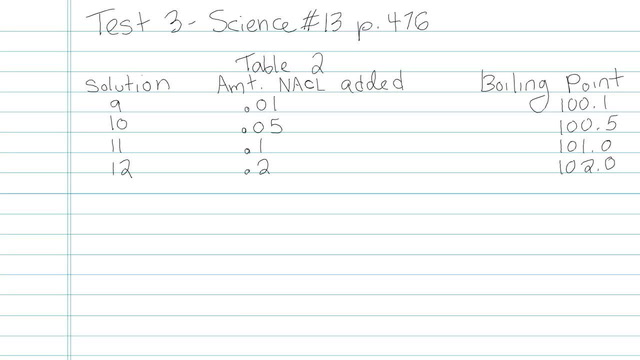Test 3 - Science - Question 13