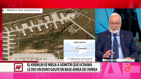 Imágenes satelitales muestran aviones de combate rusos destrozados tras el ataque a la base aérea de Crimea