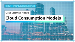Cloud Consumption Models