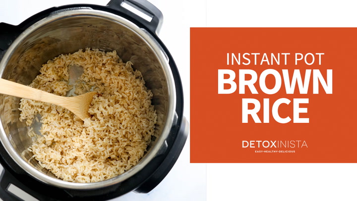 Instant Pot Brown Rice - Kristine's Kitchen