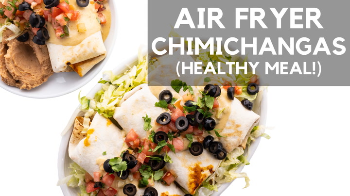 Skinnytaste chimichanga recipe in the air fryer, MFP total 373 calories! :  r/1200isplenty