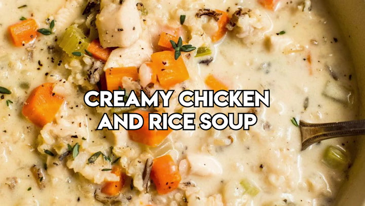 Creamy Chicken Rice Soup Recipe - Rachel Cooks®