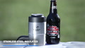 Stainless steel insulated can holder