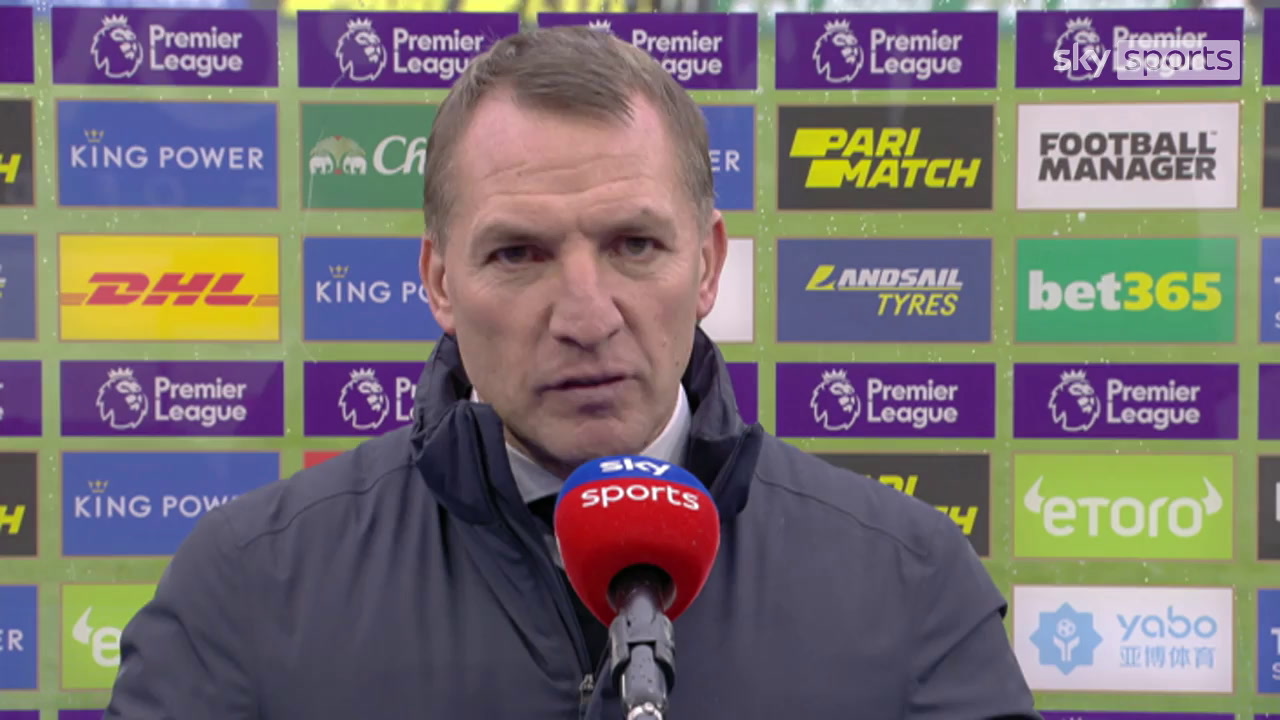 Leicester City Performance pleases Brendan Rodgers