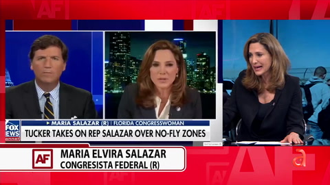 María Elvira Salazar habla sobre su discusión con el presentador de Fox News, Tucker Carlson