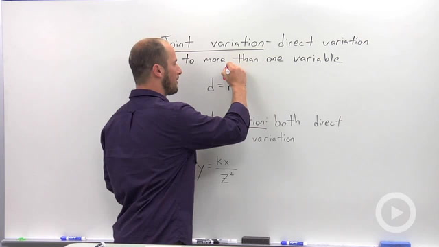 Joint and Combined Variation