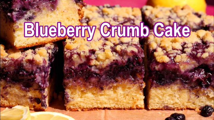 18+ Blueberry Lemon Crumb Cake