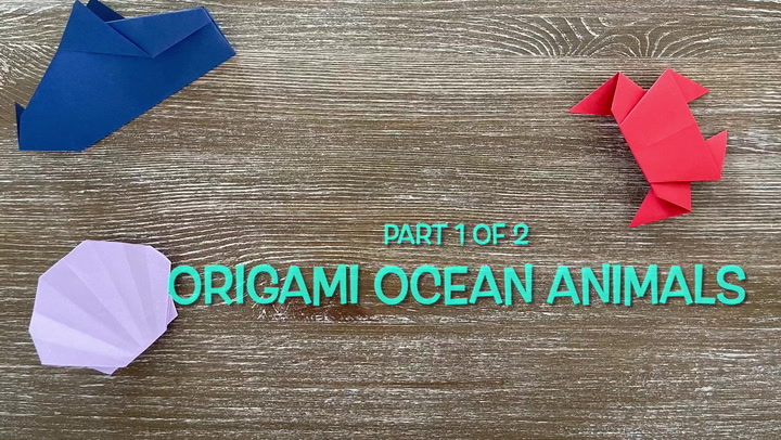 Ocean Animal Origami Printable - Growing Hands-On Kids
