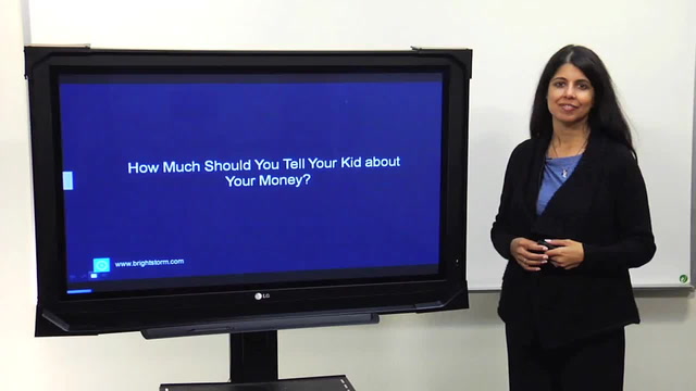 For parents: How much should you tell your kid about money?