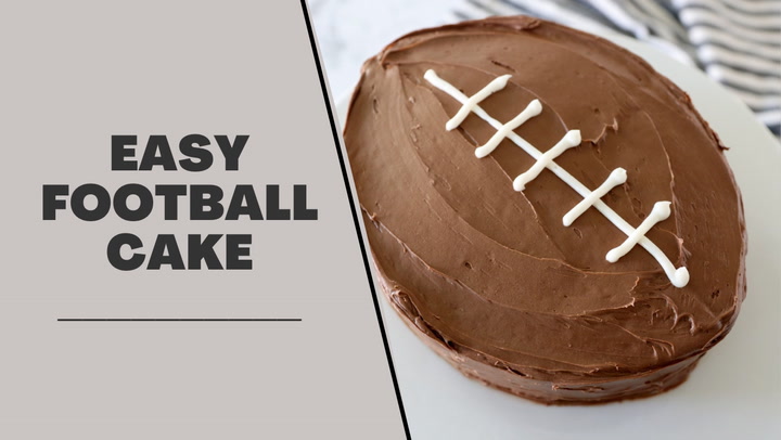 Easy Football Cake Tutorial: Score a Touchdown with Your Baking Skills!
