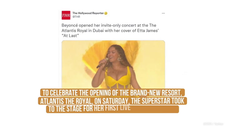 Beyoncé performs with daughter Blue Ivy for the first time in Dubai