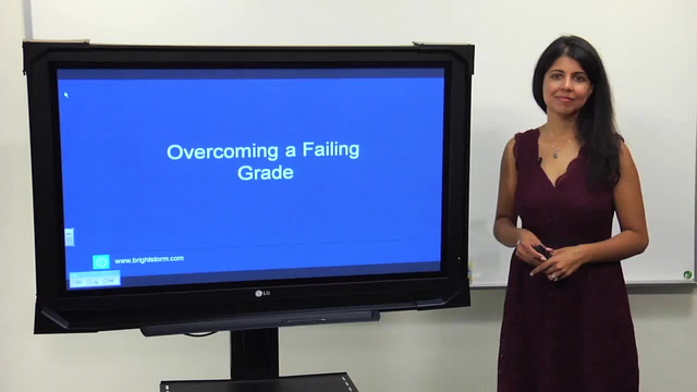 Overcoming a failing grade