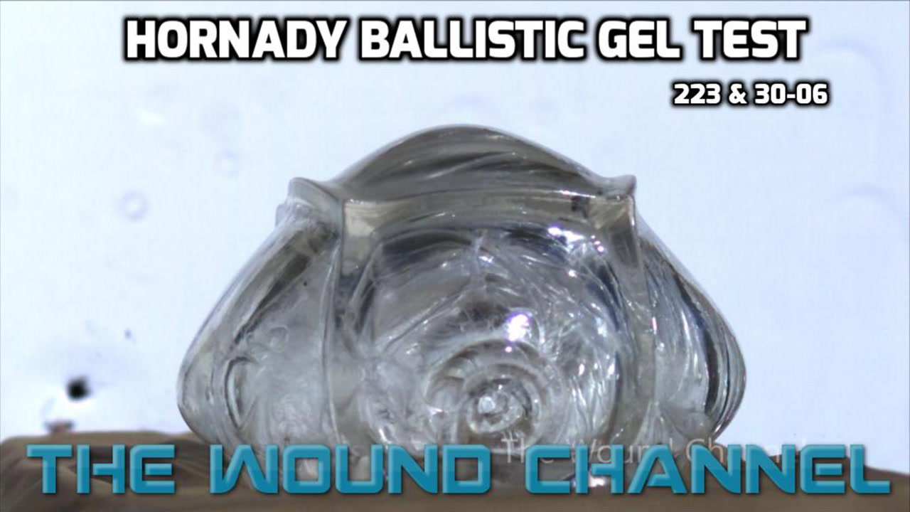 Amazing Ballistic Gel Test - Hornady 223 & 30-06